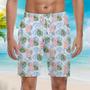 Aesthetic Tropical Pig Beach Shorts For Men