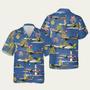 Airbaltic Fokker Trendy Hawaiian Shirt