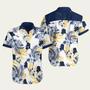 Alaska Map Tropical Flower Hawaiian Shirt