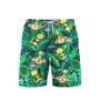 Alien Ufo Hippie Peace Life Green Beach Shorts For Men