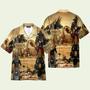 Amazing Anubis And The Pyramid Ancient Egypt Hawaiian Shirt