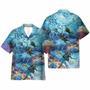 Amazing Blue Scuba Diving And Coral Reefs Hawaiian Shirt