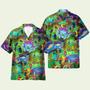 Amazing Hippie Frogs And Mushrooms Hawaiian Shirt