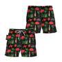 Angry Orchard Hibiscus Flower Swim Trunks