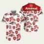 Arsenal Fc Tropical Easy Breezy Hawaiian Shirt