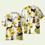 Australian Kelpie Sun Flower Hawaiian Shirt