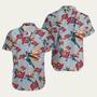 Avengers Themed Wardrobe Marvel Vision Character Cute Pattern Hawaiian Shirt