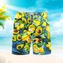 Avocado Tropical Fruits Beach Shorts For Men