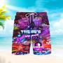 Back To The s Disco Party Neon Color Lights Beach Shorts For Men