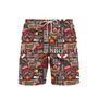 Barbecue Meat It's Time To BBQ Grill Party Beach Shorts For Men