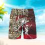 Bass Fishing Swim Trunks With Mesh Lining For Men