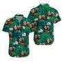 Bear Drinking Green Tropical Beer Hawaiian Shirt