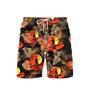 Bigfoot Cool Red Beach Shorts For Men