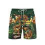 Bigfoots Love Beer In The Forest Beach Shorts For Men