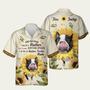 Boston Terrier Sun Flower Summer Hawaiian Shirt