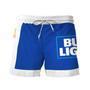 Bud Light Blue White Basic Swim Trunks