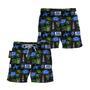 Bud Light Tropical Hibiscus Flower Swim Trunks