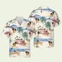 Bullmastiff Summer Beach Hawaiian Shirt