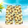 Burger Life Is Better With Burger Food Lover Beach Shorts For Men