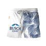 Busch Light Tropical Fern Swim Trunks