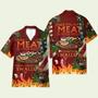 Camping Bear Put My Meat Want To Swallow Hawaiian Shirt