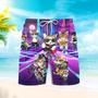 Cat On Street City Beach Shorts For Men