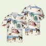 Chesapeake Bay Retriever Summer Beach Hawaiian Shirt