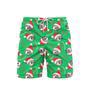 Christmas Bear Santa Holly Jolly Xmas Pattern Beach Shorts For Men