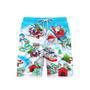 Christmas Shark Blue Beach Shorts For Men