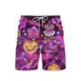 Circus Purple Tropical Beach Shorts For Men