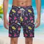 Classic Tropical Cocktails Beach Shorts For Men