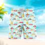 Colorful Mushroom Beach Shorts For Men