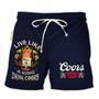 Coors Banquet Blue Black Basic Swim Trunks