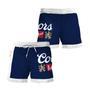 Coors Banquet Blue White Basic Swim Trunks