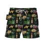 Coors Banquet Hibiscus Flower Swim Trunks