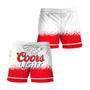 Coors Light White Red Basic Swim Trunks