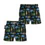 Corona Extra Hibiscus Flower Swim Trunks