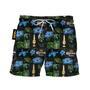 Corona Extra Tropical Hibiscus Flower Swim Trunks