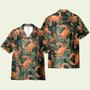 Crabs On Tropical Leaves Pattern Hawaiian Shirt