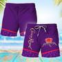 Crown Royal Bottle Pattern Swim Trunks