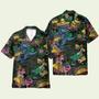 Dinosaur Love Tacos Coconut Tree Pattern Hawaiian Shirt