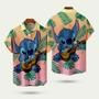 Disney Movies Lilo And Stitch Guitar Tropical Hawaiian Shirt