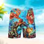 Diving I Love To Go Down Octopus Beach Shorts For Men