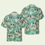 Dog Floral Hawaiian Shirt