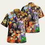 Dragon Ball Horror Style Halloween Casual Beach Hawaiian Shirt