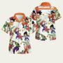 Dragon Ball Z Characters Son Goku Vegeta Tropical Hawaiian Shirt