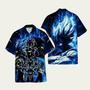 Dragon Ball Z Vegeta Blue Tropical Hawaiian Shirt