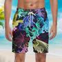 Dragon Neon Beach Shorts For Men