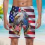 Eagle American Home Of The Free Beach Shorts For Men