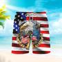 Eagle American Home Of The Free Beach Shorts For Men